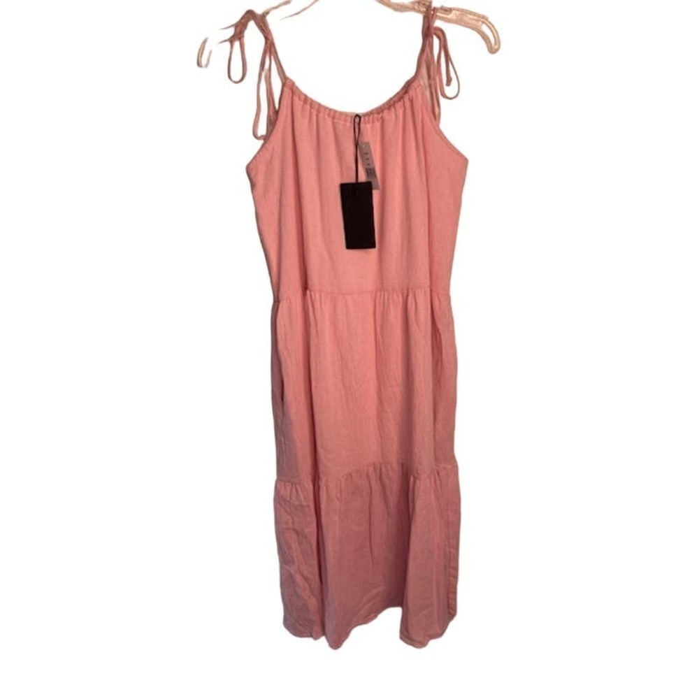 Gibson‎ Look Pink Sun Dress Fully Lined Cotton XS